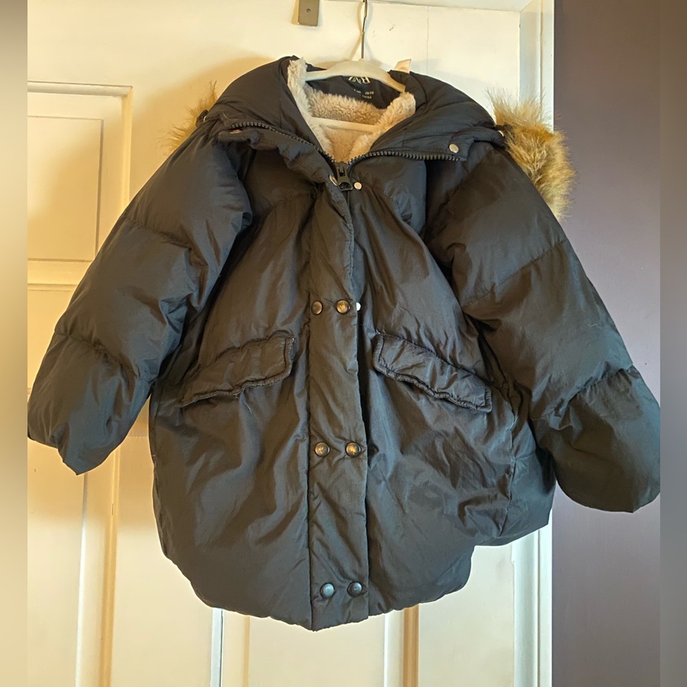 Zara Kids Snaps Down Puffer Coat